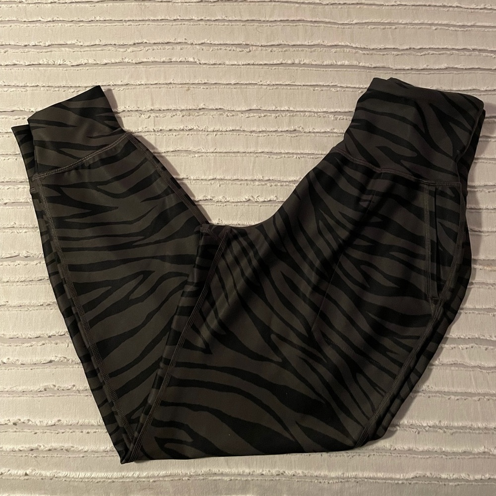 zebra print joggers